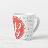 Roter und grüner Weihnachtsbaum Milchtasse (Rechte Ecke)