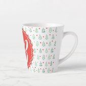 Roter und grüner Weihnachtsbaum Milchtasse (Rechts)