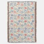 Roter und marinierter Hintergrund mit Anker Decke (Vorderseite Vertikal)