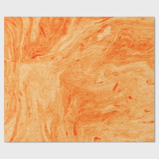 Roter und orangefarbener Marmor Geschenkpapier (Flach)