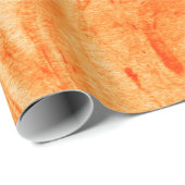 Roter und orangefarbener Marmor Geschenkpapier (Rolleneckpunkt)