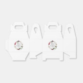 Roter und rosa Blumenkranz Geschenkschachtel (Ungefaltet)