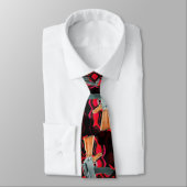 Roter und schwarzer A-K47 Krawatte (Gebunden)