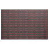 Roter und schwarzer Diamant-Muster-Baumwollgewebe Stoff (Fat Quarter (45,7 x 55,9 cm))