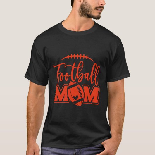 Roter und Schwarzer Fußballschuh T-Shirt (Vorderseite)