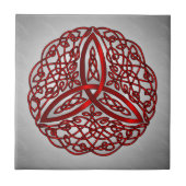 Roter und schwarzer keltischer fliese (Vorderseite)