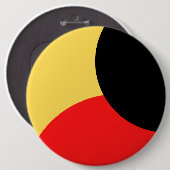 Roter und schwarzer Kreis auf gelbem Hintergrund A Button (Vorne & Hinten)