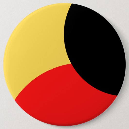 Roter und schwarzer Kreis auf gelbem Hintergrund A Button (Vorderseite)