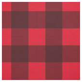Roter und schwarzer Lumberjack Buffalo karierter F Stoff (Muster)