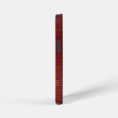 Roter und schwarzer Python-Druck iPhone Hülle (Rechte Seite)