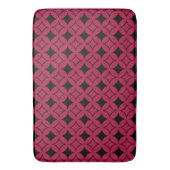 Roter und schwarzer Shippo Badematte (Vorderseite Vertikal)