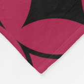 Roter und schwarzer Shippo Fleecedecke (Ecke)