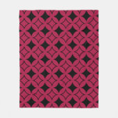 Roter und schwarzer Shippo Fleecedecke (Vorderseite)