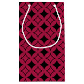 Roter und schwarzer Shippo Kleine Geschenktüte (Rückseite)