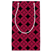 Roter und schwarzer Shippo Kleine Geschenktüte (Vorderseite)