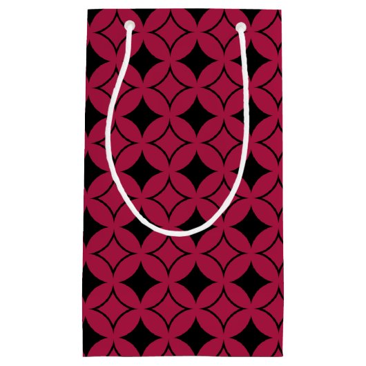 Roter und schwarzer Shippo Kleine Geschenktüte (Vorderseite)