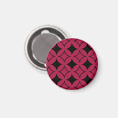 Roter und schwarzer Shippo Magnet (Vorderseite/Rückseite)