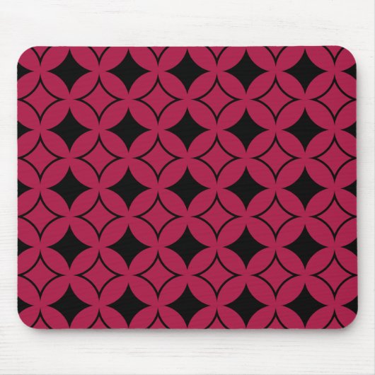 Roter und schwarzer Shippo Mousepad (Vorne)