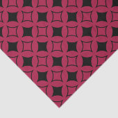 Roter und schwarzer Shippo Seidenpapier (Ausschnitt)