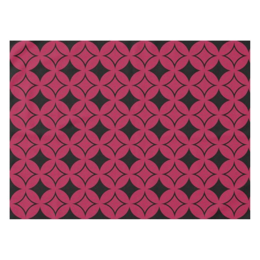Roter und schwarzer Shippo Tischdecke (Vorderseite (Horizontal))