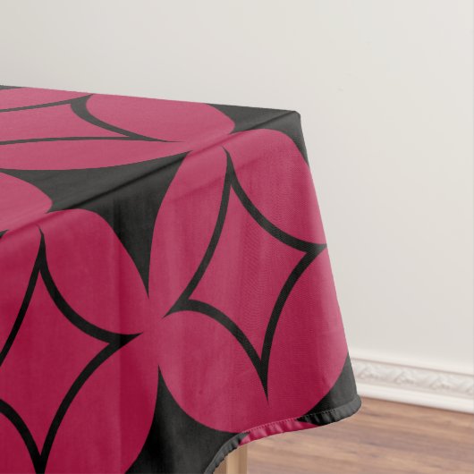 Roter und schwarzer Shippo Tischdecke (Beispiel)