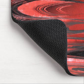 Roter und Schwarzer Surrealer Frühling Mousepad (Ecke)