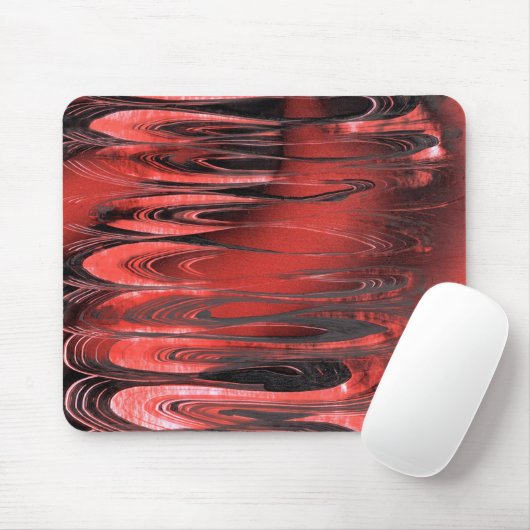 Roter und Schwarzer Surrealer Frühling Mousepad (Mit Mouse)