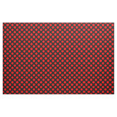 Roter und schwarzer Tupfen Stoff (Fat Quarter (45,7 x 55,9 cm))