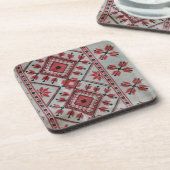 Roter und schwarzer Untersetzer (Linke Seite)