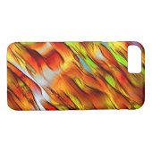 Roter und verchromter gelber Fleck, heiße Farben Case-Mate iPhone Hülle (Rückseite (Horizontal))