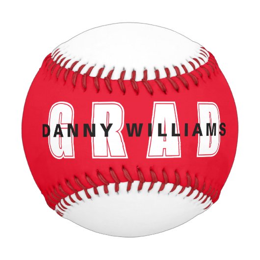 Roter und weißer Baseball-Player # Baseball (Vorderseite)