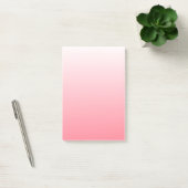 Roter und Weißer Farbverlauf Post-it Klebezettel (Büro)