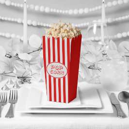 Roter und weißer Film Popcorn Geschenkschachtel