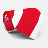 Roter und weißer Friseursalon Stripes Krawatte (Gerollt)