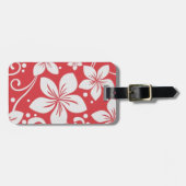 Roter und weißer kundenspezifischer mit gepäckanhänger (Vorderseite horizontal)