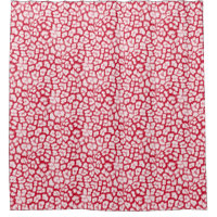 Roter und weißer Leoparddruck