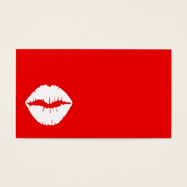 Roter und weißer Lipstick (Vorderseite)
