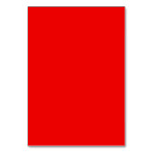 Roter und weißer Lipstick Tischnummer (Rückseite)