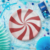 Roter und weißer pappteller (Party)