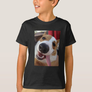 Roter und weißer Pembroke-WaliserCorgi T-Shirt