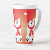 Roter und Weißer Polar Milchtasse (Rechte Ecke)