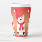 Roter und Weißer Polar Milchtasse (Vorderseite)