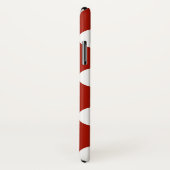 Roter und weißer Punkt Case-Mate iPhone Hülle (Hinten/Rechts)