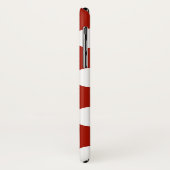 Roter und weißer Punkt Case-Mate iPhone Hülle (Hinten/Links)