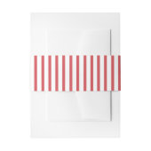 Roter und weißer Streifen Einladungsbanderole (Vorderseite Beispiel)