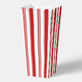 Roter und weißer Streifen Geschenkschachtel (Rückseite)
