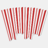 Roter und weißer Streifen Geschenkschachtel (Ungeklappt)