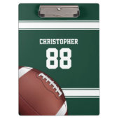 Roter und weißer Streifen Jersey Grid Eisen Fußbal Klemmbrett (Vorderseite)