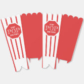 Roter und weißer Streifen Stopp Pop & Roll Funny P Geschenkschachtel (Ungeklappt)