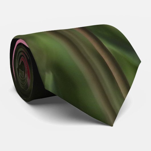 Roter und weißer Tulip Krawatte (Gerollt)